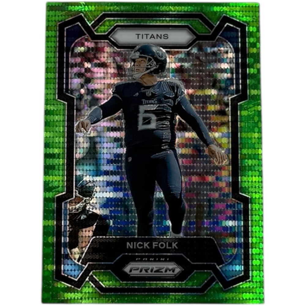 2023‎ Panini Prizm - Nick Folk #208 Green Wave Prizm
